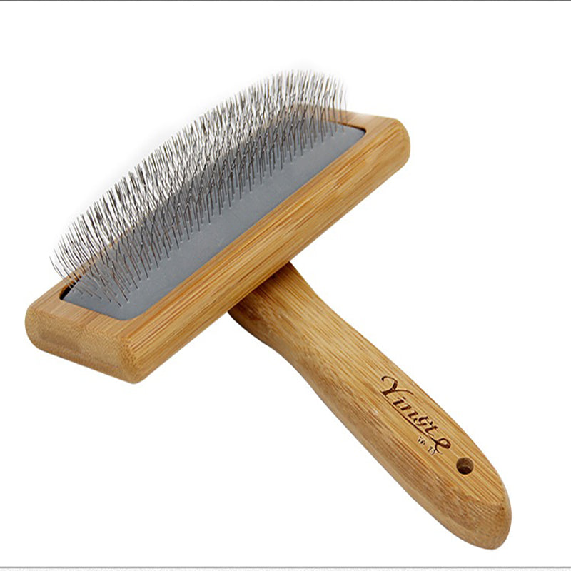 HKM-1650749 Bamboo Airbag Comb for Effortless Floating Hair Removal - 15.2 x 11.8 cm