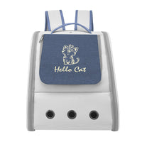 HKM-1651389 Foldable Breathable Cat Backpack for Pets Up to 13kg - Solid Color Options Available