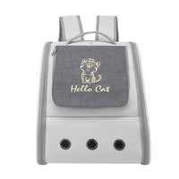 HKM-1651389 Foldable Breathable Cat Backpack for Pets Up to 13kg - Solid Color Options Available
