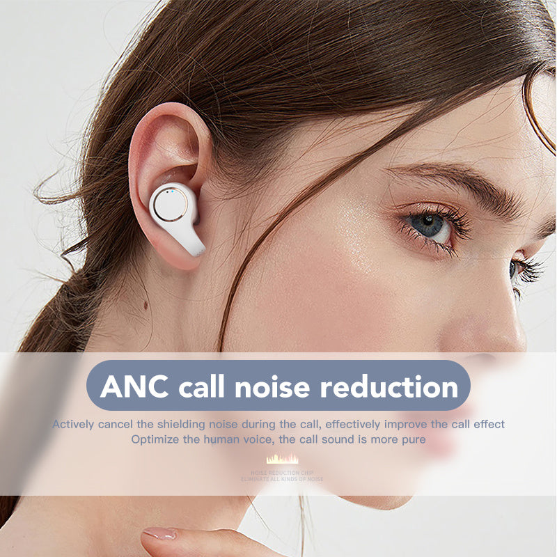 HKM-165139 Active Noise Cancelling Bluetooth Headset with Stereo Sound and Voice Control