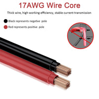 HKM-165331 4M USB Power Extension Cable for Car Cigarette Lighter with 10A Max Current