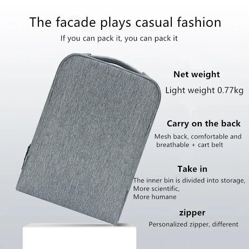 HKM-165331 Waterproof Oxford Polyester Shoulder Backpack for Business, Travel, and School Use