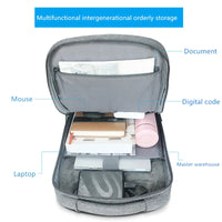 HKM-165331 Waterproof Oxford Polyester Shoulder Backpack for Business, Travel, and School Use