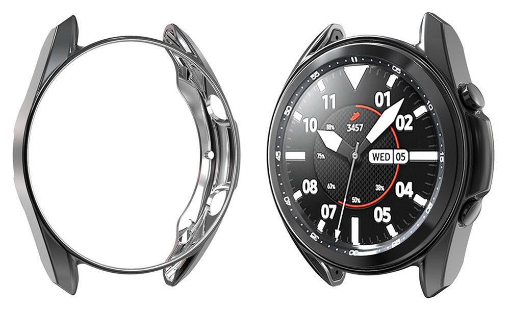 HKM-165459 Electroplated TPU Protective Case for Galaxy Watch 41mm/45mm - Multiple Colors Available