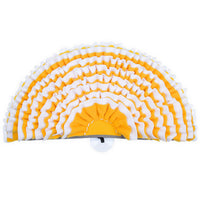 HKM-1655741 Semi-Round Pet Sniffer Pad for Slow Feeding with Shaker Velvet Material, 60x30x5cm