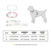 HKM-1656381 Creative Solid Color Harness Bow Pet Vest for Dogs - Available in Pink, Blue, Light Purple, Red, and Rose Red
