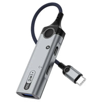 HKM-165843 Universal 3-in-1 OTG Adapter for USB Type-C and USB 3.0 Data Transfer and Charging for Smartphones and Laptops