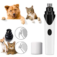 HKM-1658685 Automatic Pet Nail Grinder and Polisher for Cats and Dogs - Electric Claw Care Tool
