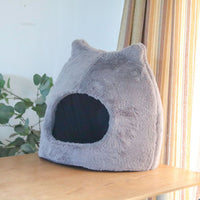 HKM-1658941 Cozy Cat Nest for Autumn and Winter ¨C Removable, Washable, Semi-Closed Design with Cat Ears, Universal for All Seasons