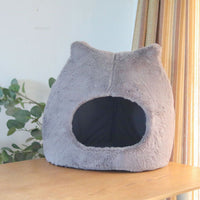 HKM-1658941 Cozy Cat Nest for Autumn and Winter ¨C Removable, Washable, Semi-Closed Design with Cat Ears, Universal for All Seasons