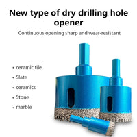 HKM-165971 Blue Outcrop Serrated Dry Drill Set - Durable and Efficient Drilling Solution