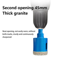 HKM-165971 Blue Outcrop Serrated Dry Drill Set - Durable and Efficient Drilling Solution