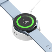 HKM-165971 Wireless Charger Base for Watch 6 and 5Pro - Available in White and Black with Type C Line Option
