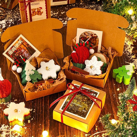 HKM-166227 Christmas Aromatherapy Candle Gift Set in Festive Gift Boxes