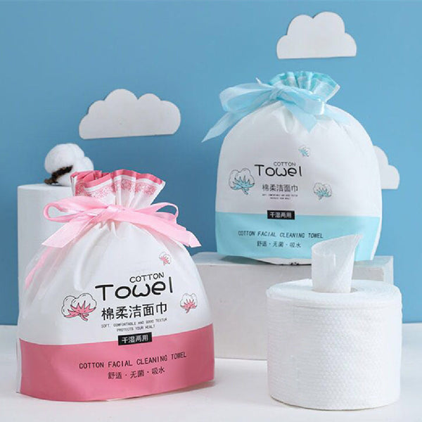 HKM-166355 Disposable Face Cloth Cleaning Towels - Pearl Pattern, 50 Pieces, Non-Woven Fabric, Various Thicknesses
