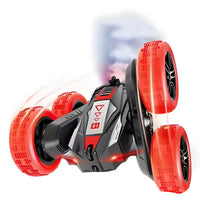 HKM-166355 Double-Sided 4WD Stunt Car Remote Control Toy with Lights - Drifting & Bouncing Features for Ages 5 and Up