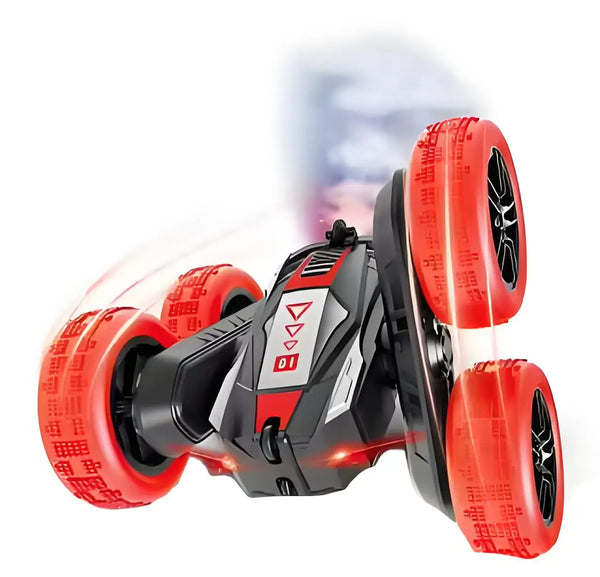 HKM-166355 Double-Sided 4WD Stunt Car Remote Control Toy with Lights - Drifting & Bouncing Features for Ages 5 and Up