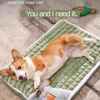 HKM-1664701 Detachable and Washable Winter Dog Mat for Cozy Sleeping - Multiple Sizes Available