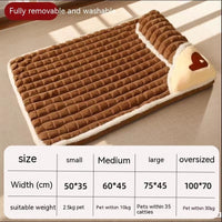 HKM-1664701 Detachable and Washable Winter Dog Mat for Cozy Sleeping - Multiple Sizes Available