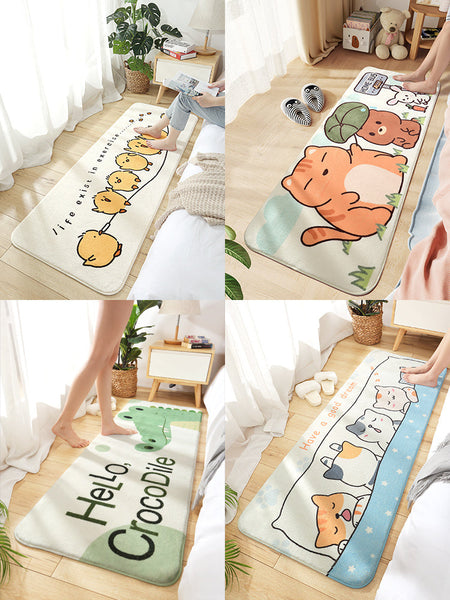 HKM-166483 Plush Floor Mat for Bedroom and Living Room - Fun Designs for Cozy Spaces