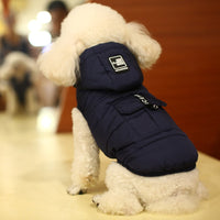 HKM-1665085 Reversible Thick Cotton Vest for Dogs - Soft Fleece Winter Coat
