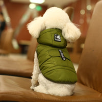 HKM-1665085 Reversible Thick Cotton Vest for Dogs - Soft Fleece Winter Coat
