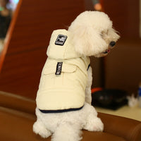 HKM-1665085 Reversible Thick Cotton Vest for Dogs - Soft Fleece Winter Coat