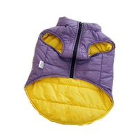 HKM-1665213 Pet Double-Sided Cotton Vest for Autumn and Winter - Available in Blue and Yellow, Sizes S to XXXL