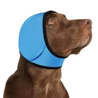 HKM-1665469 Swim-Proof Cotton Head Cover for Dogs - Casual Solid Color Design