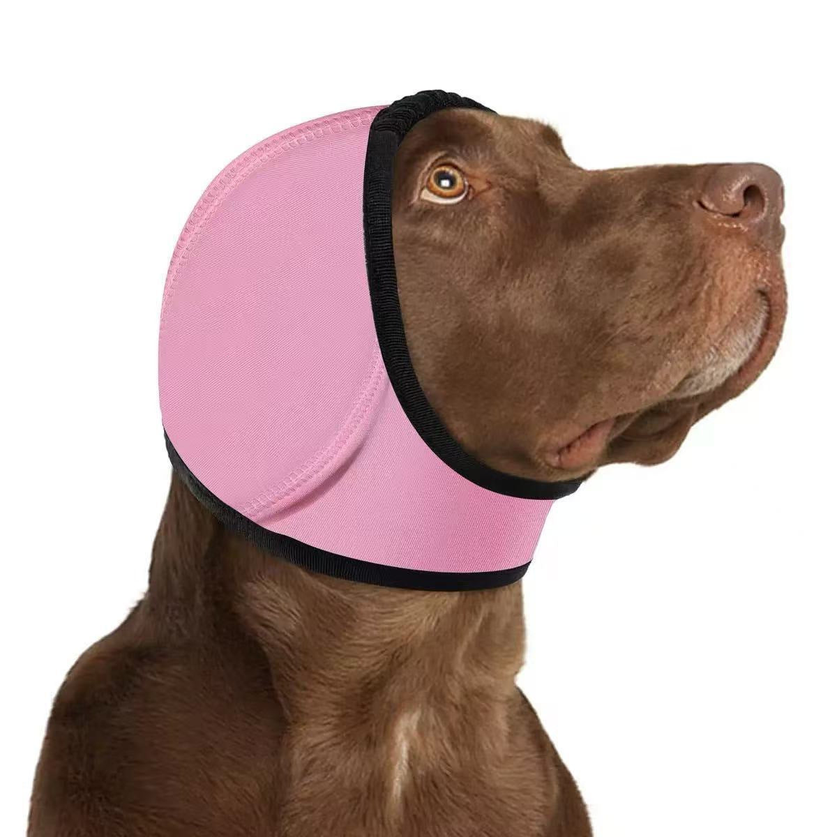 HKM-1665469 Swim-Proof Cotton Head Cover for Dogs - Casual Solid Color Design