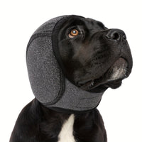 HKM-1665469 Swim-Proof Cotton Head Cover for Dogs - Casual Solid Color Design