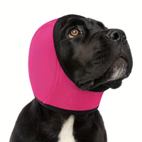HKM-1665469 Swim-Proof Cotton Head Cover for Dogs - Casual Solid Color Design