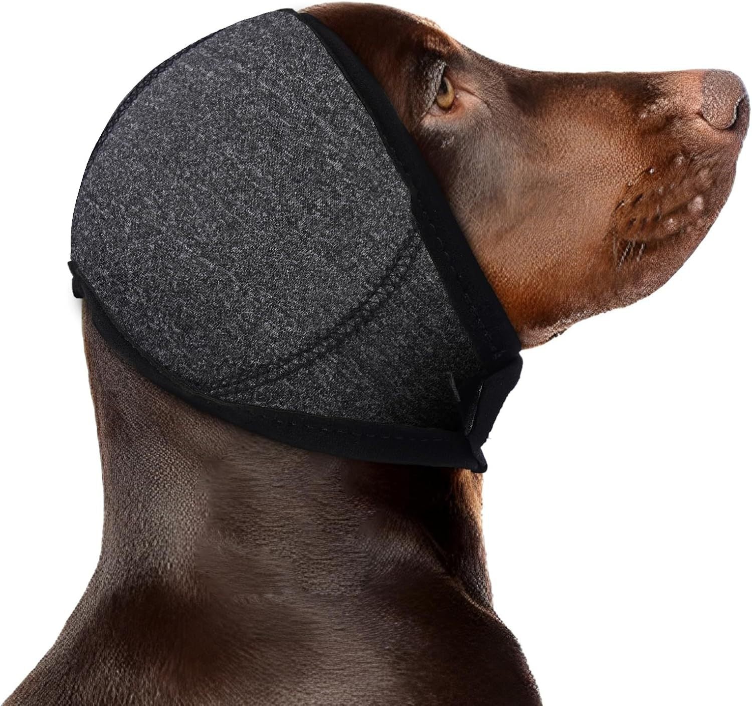 HKM-1665469 Swim-Proof Cotton Head Cover for Dogs - Casual Solid Color Design