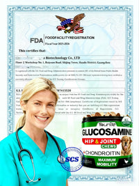 HKM-1666493 Hip & Joint Health Supplement for Dogs - 120 Chews with Glucosamine, Chondroitin, MSM & Hyaluronic Acid