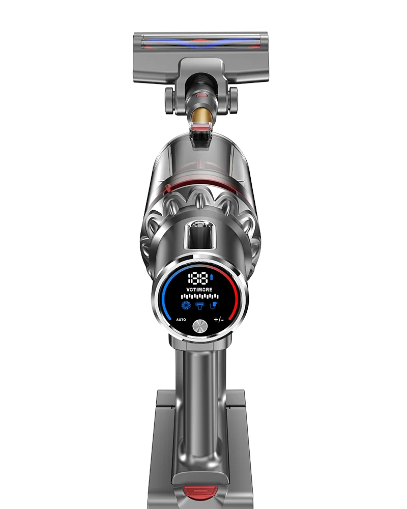 HKM-166675 High Efficiency Stick Vacuum Cleaner with Dust Collection Station for Home and Car Use, 450W/34000Pa