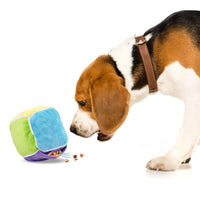 HKM-1667261 Pet Rubik's Cube Sniffing Mat for Dogs - Brain-Boosting Plush Toy for Treats