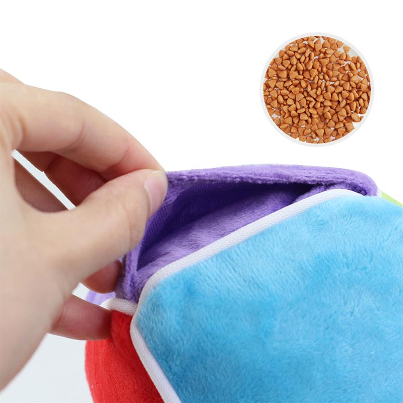 HKM-1667261 Pet Rubik's Cube Sniffing Mat for Dogs - Brain-Boosting Plush Toy for Treats