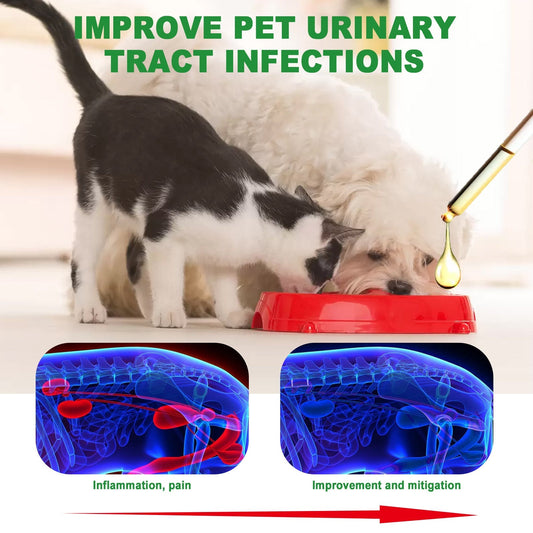 HKM-1668285 Pet Pain Relief Drops - 60ml Formula with Natural Extracts for Discomfort Relief