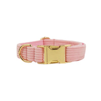 HKM-1668413 Stylish Corduroy Pet Dog Collar in Multiple Sizes