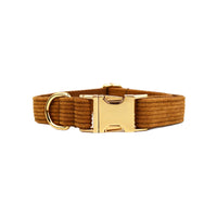 HKM-1668413 Stylish Corduroy Pet Dog Collar in Multiple Sizes