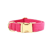 HKM-1668413 Stylish Corduroy Pet Dog Collar in Multiple Sizes
