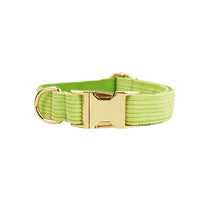 HKM-1668413 Stylish Corduroy Pet Dog Collar in Multiple Sizes