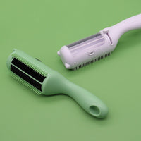 HKM-166867 Two-in-One Pet Comb and Hair Removal Roller for Dogs, ABS Material, White and Green