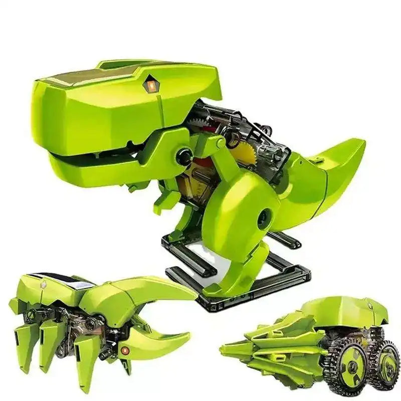 HKM-166931 3 in 1 Solar Powered Educational Robot Kit for Kids - DIY Building Science Experiment