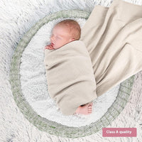 HKM-166931 Cotton Baby Wrapping Blanket for Air Conditioning - Cozy Colors for Winter and Autumn