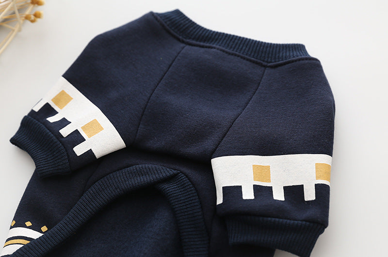 HKM-1670589 Casual Cotton Sweater for Pets - Comfortable Fit for All Sizes