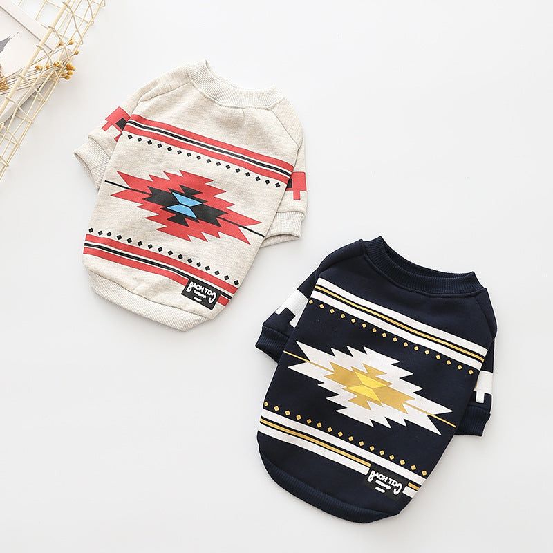 HKM-1670589 Casual Cotton Sweater for Pets - Comfortable Fit for All Sizes