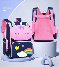 HKM-167059 Cartoon Unicorn School Backpack for Kids - Stylish and Convenient Travel Bag