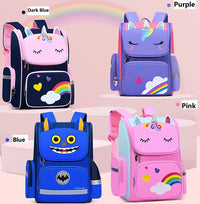 HKM-167059 Cartoon Unicorn School Backpack for Kids - Stylish and Convenient Travel Bag