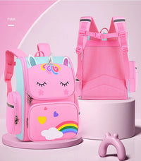 HKM-167059 Cartoon Unicorn School Backpack for Kids - Stylish and Convenient Travel Bag